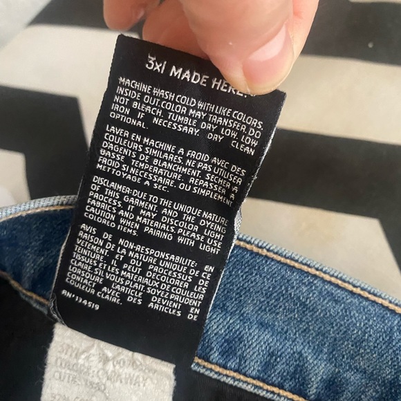 FREE PEOPLE 3x1 N.Y.C. Poppy Slim Boot Cut Jean Button Fly 29 - Picture 15 of 16